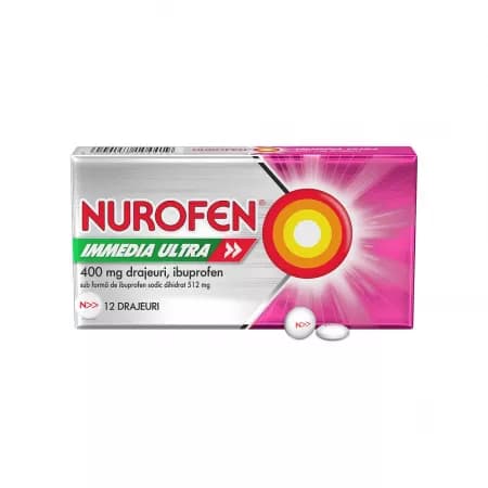 NUROFEN IMMEDIA ULTRA 400MG X 12 DRAJEURI
