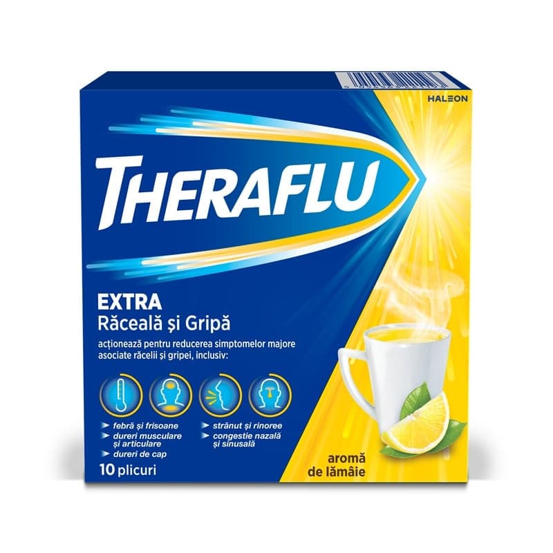 THERAFLU EXTRA RACEALA SI GRIPA 10 PLICURI