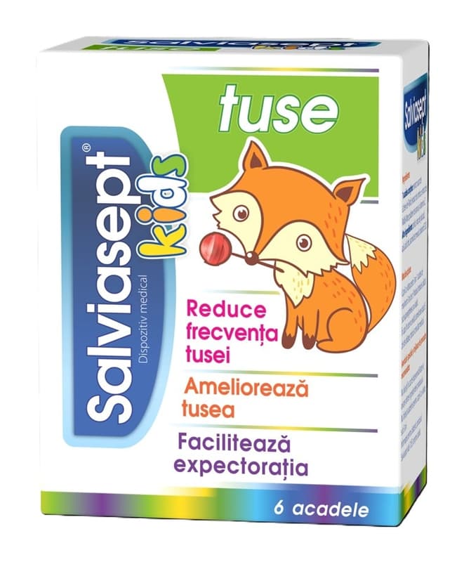 ZDROVIT SALVIASEPT KIDS TUSE ACADELE 6BUC