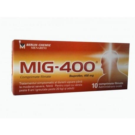 MIG 400MG X 10 COMPRIMATE FILMATE