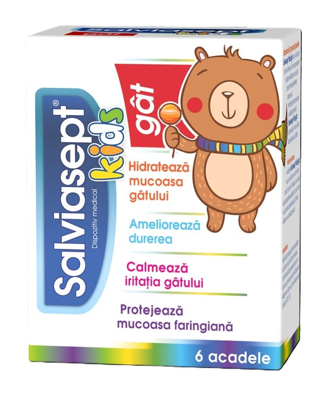 ZDROVIT SALVIASEPT KIDS GAT ACADELE 6BUC