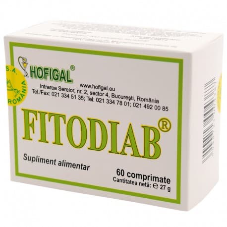 HOFIGAL FITODIAB 60 TABLETS