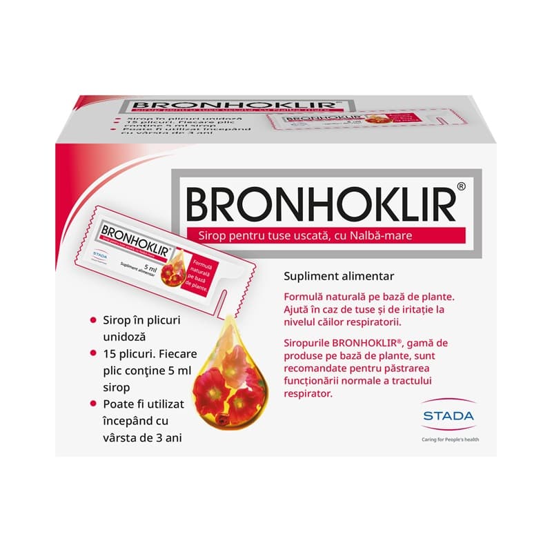 BRONHOKLIR TUSE SEACA SIROP 15PLICURI X 5ML