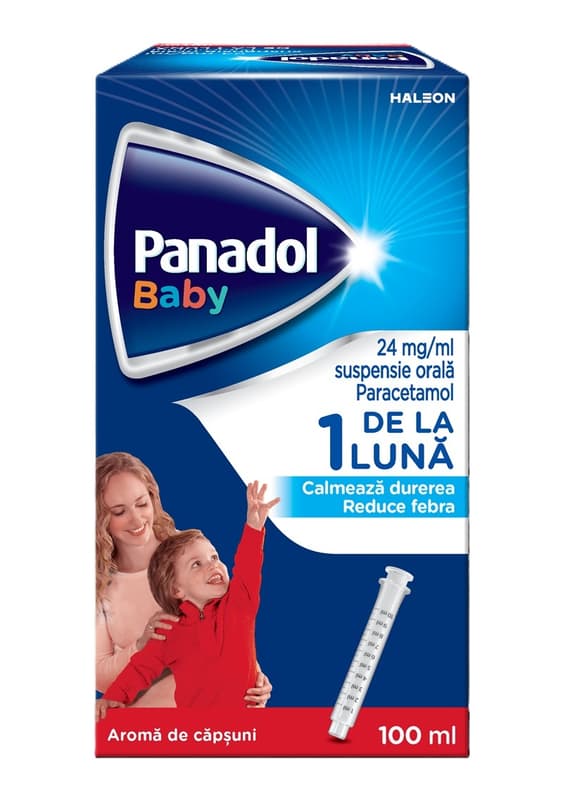 PANADOL BABY 120MG/5ML SUSPENSIE ORALA 100ML