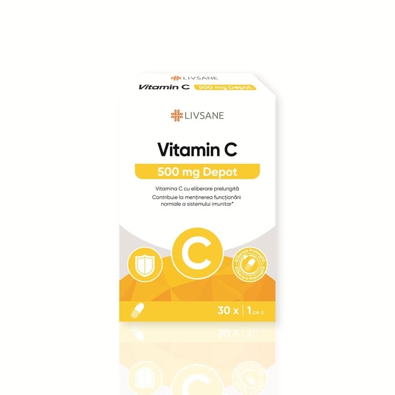 LIVSANE VITAMINA C 500MG DEPOT 30 CAPSULE