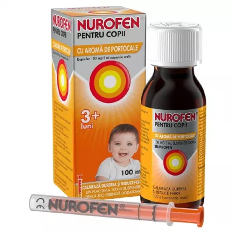 NUROFEN CHILDREN 3MONTHS+ ORANGE SYRUP
