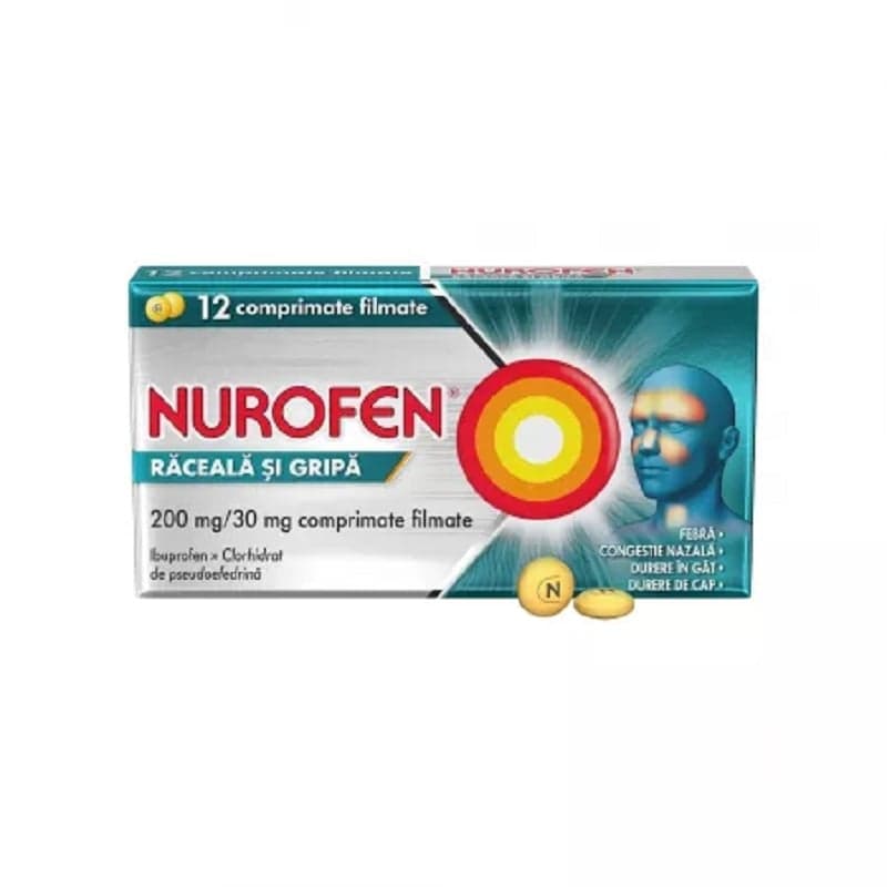 NUROFEN RACEALA SI GRIPA 12 COMPRIMATE FILMATE