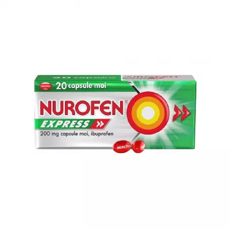 NUROFEN NUROFEN EXPRESS 200MG X 20 SOFT CAPSULES