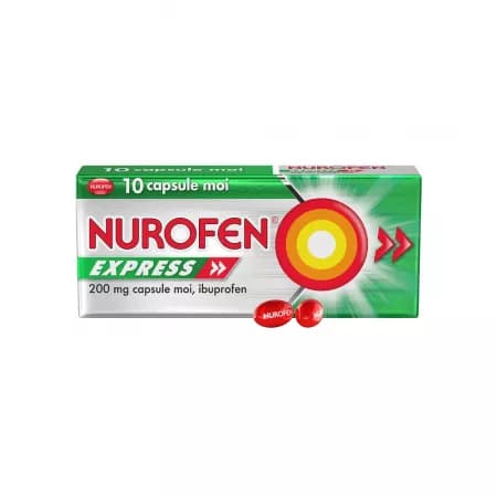 NUROFEN EXPRESS 200MG X 10 CAPSULE MOI
