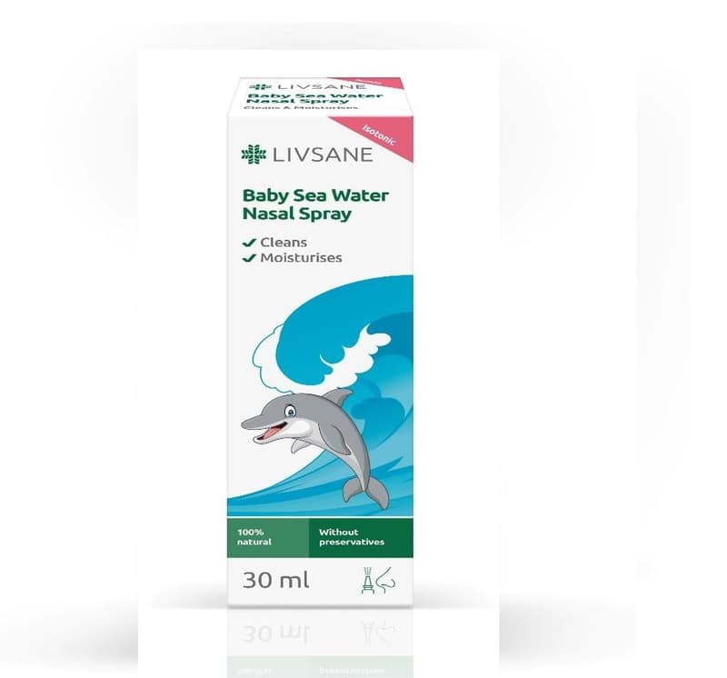 LIVSANE NASAL SPRAY FOR BABIES WITH SEA WATER