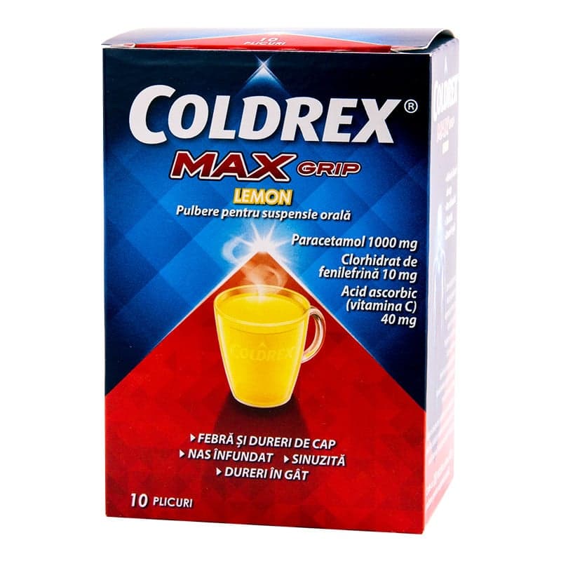 COLDREX MAXGRIP LEMON 10 SACHETS