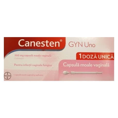 CANESTEN GYN UNO 500MG X 1 CAPSULE MOALE VAGINALA