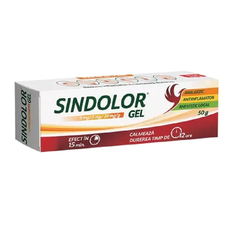 SINDOLOR 5MG/5MG/20MG GEL 50 G