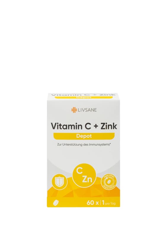 LIVSANE VITAMINA C + ZINC DEPOT 60 TABLETE