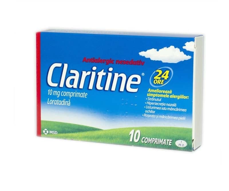 CLARITINE 10MG X 10 COMPRIMATE