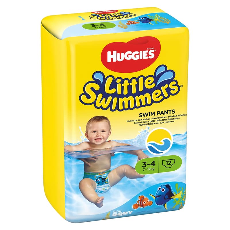 Huggies Scutece chilotel pentru apa Dory Little Swimmers nr 3-4 (7-15 kg)