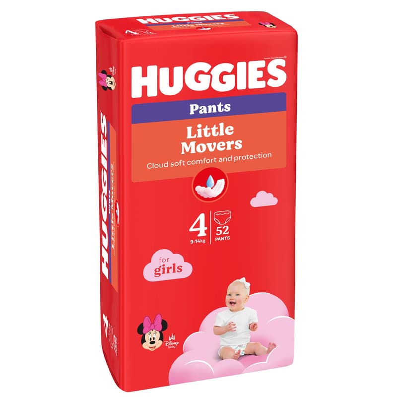 Huggies Scutece chilotel Pants Mega marimea 4 fetite (9-14 kg)