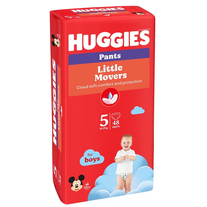Huggies Scutece chilotel Pants Mega marimea 5 baieti (12-17 kg)