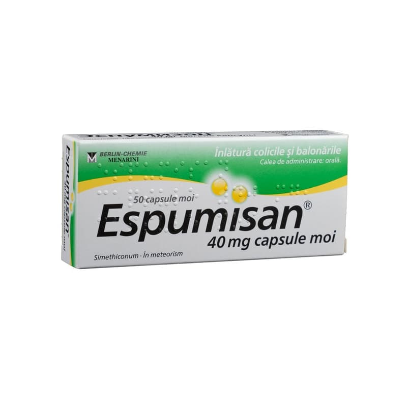 ESPUMISAN 40MG X 50 SOFT CAPSULES