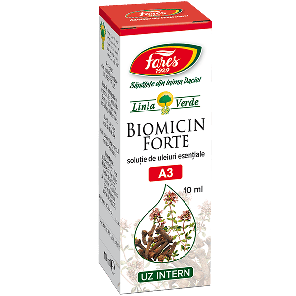FARES BIOMICIN FORTE SOLUTIE 10ML