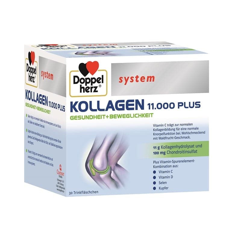 DOPPELHERZ SYSTEM COLLAGEN 11000 PLUS 30 AMPOULES PROMO