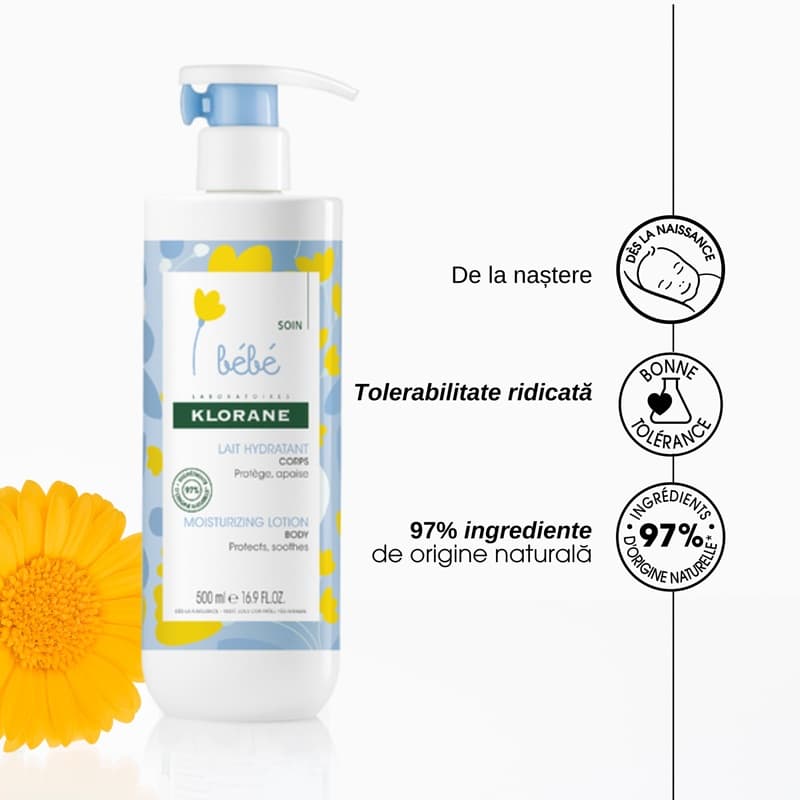 KLORANE BEBE Moisturizing Milk 500ml