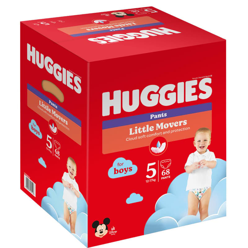 Huggies Scutece chilotel Pants Box marimea 5 baieti (12-17 kg)