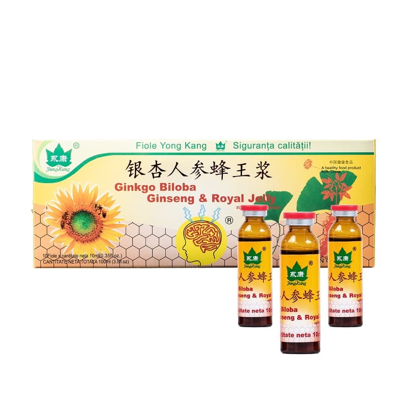 GINKGO BILOBA + GINSENG + ROYAL JELLY 10 FIOLE X 10ML
