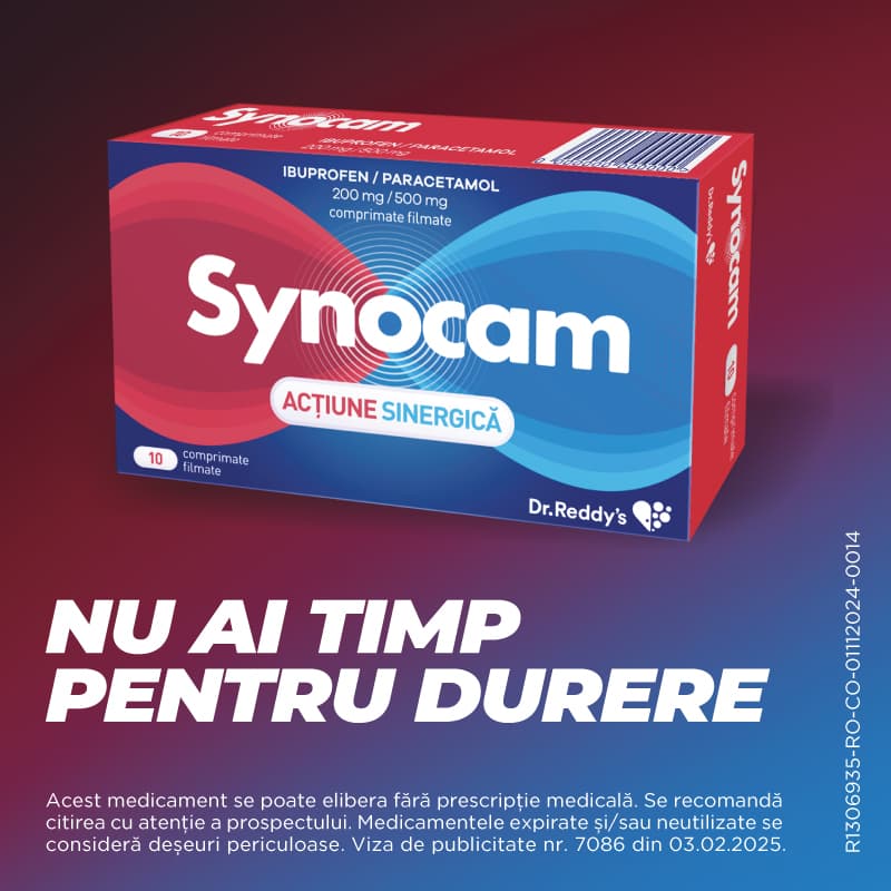 SYNOCAM X 10 COMPRIMATE FILM