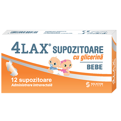 LABORMED 4LAX GLICERINA BEBE SUPOZITOARE 12BUC
