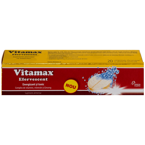 VITAMAX 20 COMPRIMATE EFERVESCENTE