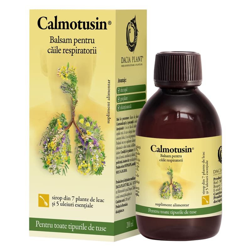 DACIA PLANT CALMOTUSIN SIROP 200ML
