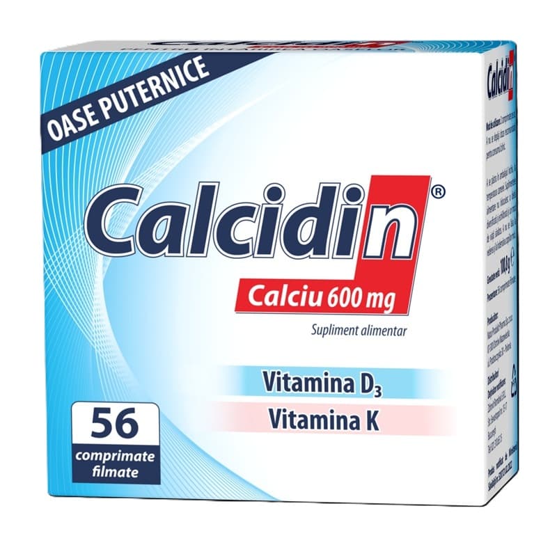 ZDROVIT CALCIDIN 56 COMPRIMATE FILMATE