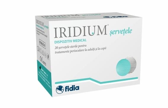 IRIDIUM SERVETELE STERILE 20 BUCATI