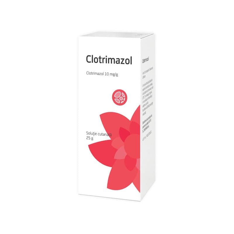 BIOFARM CLOTRIMAZOL 10MG/G SOLUTIE CUTANATA 25G