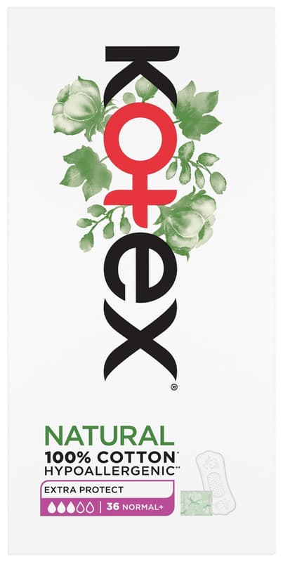 Kotex Natural Extra Protect Normal+ Daily Liners