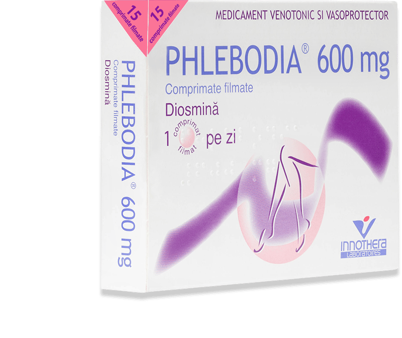 PHLEBODIA 600MG X 15 COMPRIMATE FILMATE