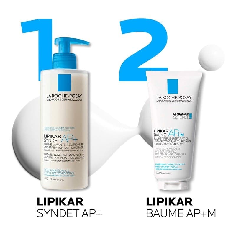 LA ROCHE POSAY LIPIKAR SYNDET AP+ GEL CREMA DE CURATARE PENTRU PIELEA SENSIBILA / USCATA 400ML