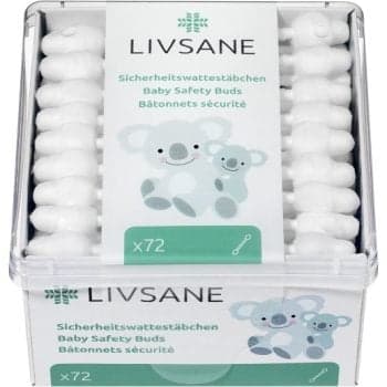 LIVSANE CHILDREN'S EAR BUDS 72PCS