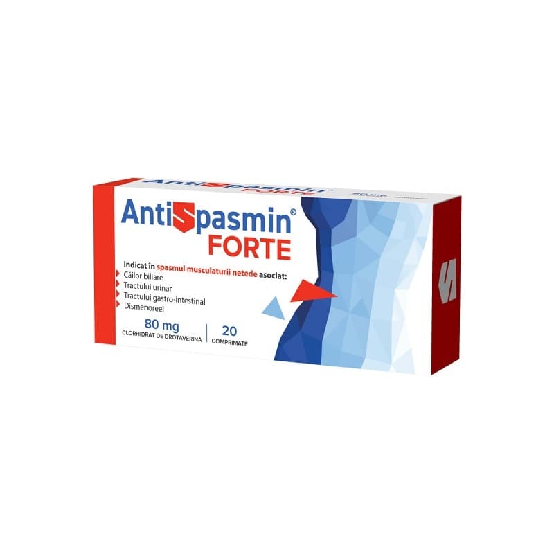 ANTISPASMIN FORTE 80MG 20 COMPRIMATE