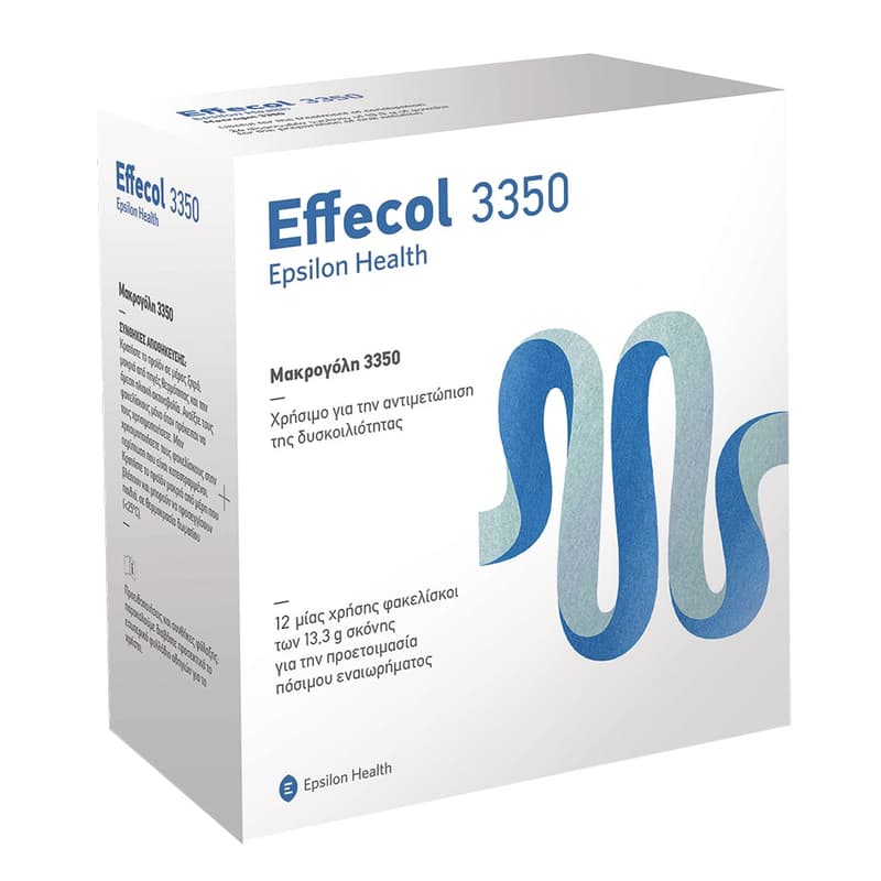 EFFECOL 3350 EPSILON HEALTH 12 PLICURI