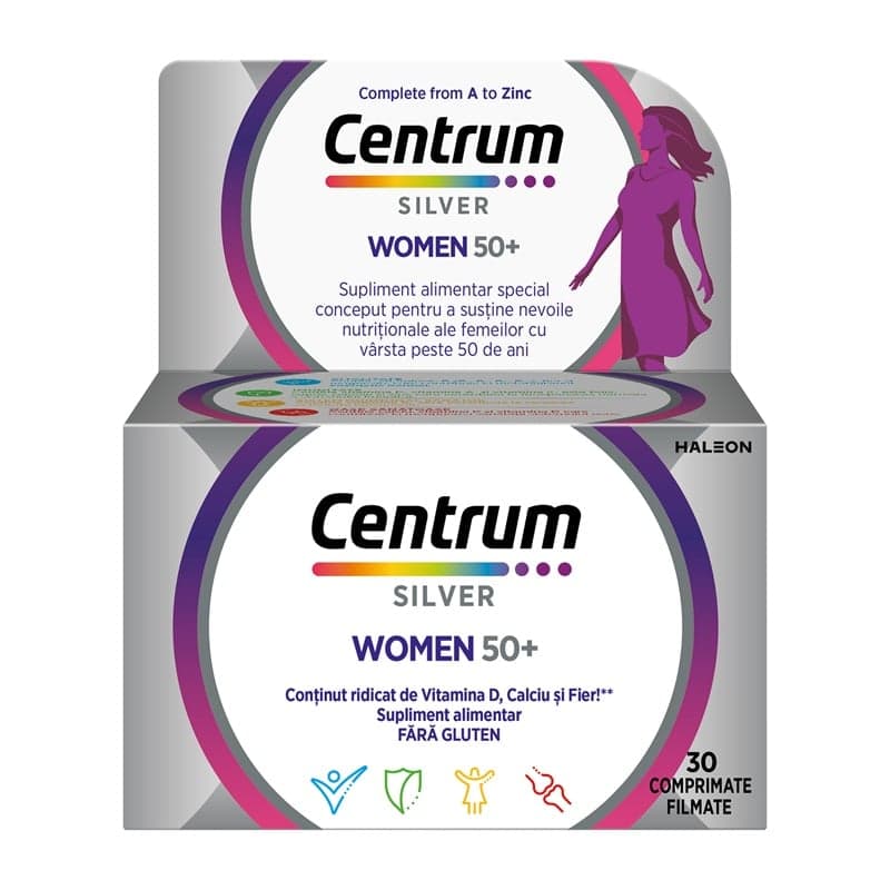 CENTRUM SILVER 50+ FEMEI 30 COMPRIMATE