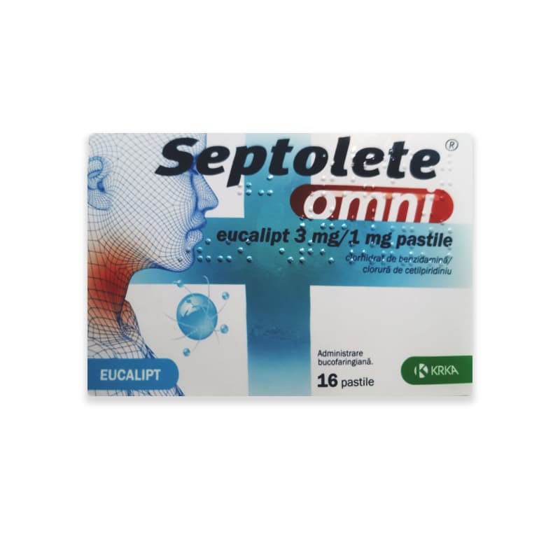 SEPTOLETE OMNI 3MG/1MG X 16 PASTILE