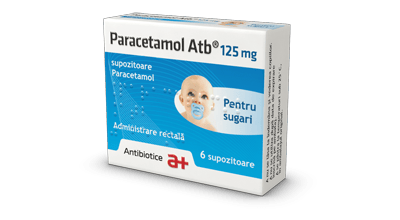 ANTIBIOTICE IASI PARACETAMOL SUGARI 125MG SUPOZITOARE 6BUC