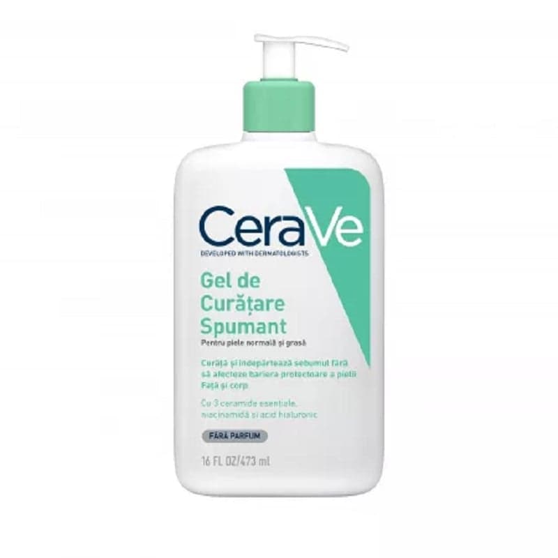 CERAVE FOAMING CLEANSER FOR NORMAL TO OILY SKIN 473ML