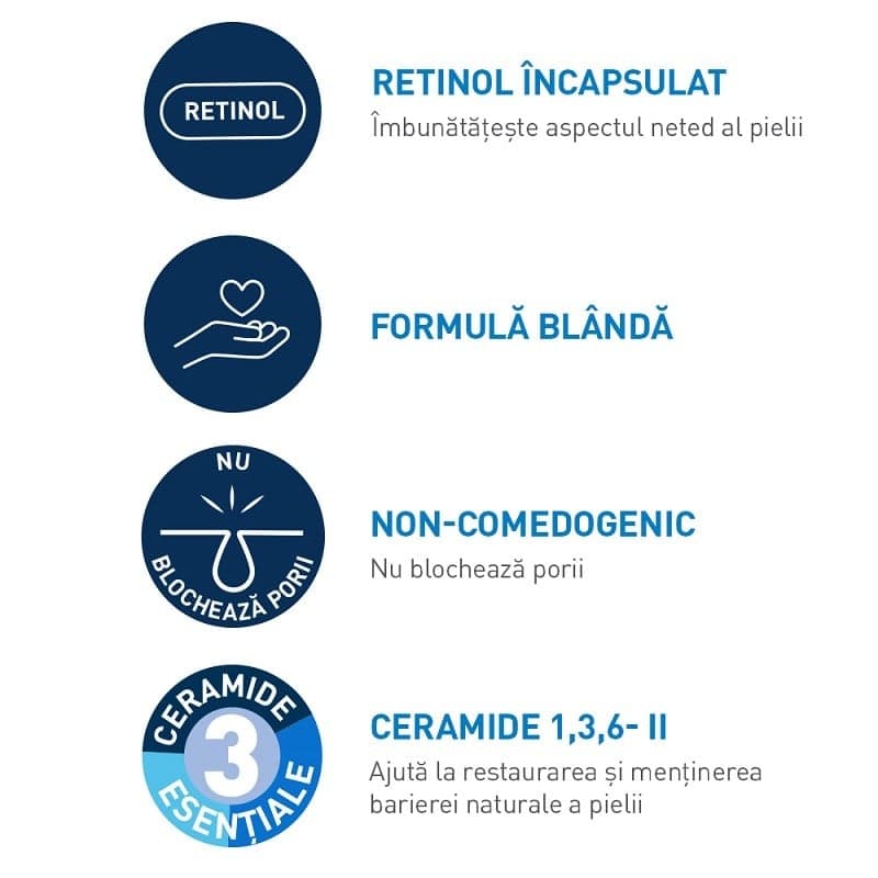 CERAVE SER PENTRU FATA ANTI-SEMNE CU RETINOL TEN CU TENDINTA ACNEICA 30 ML