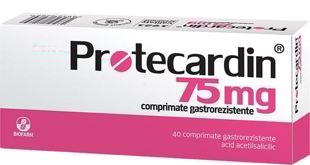 PROTECARDIN 75MG X 40 COMPRIMATE GASTROREZISTENTE