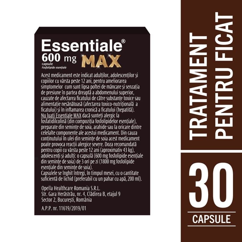 ESSENTIALE MAX 600MG X 30 CAPSULE