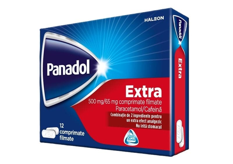 PANADOL EXTRA 500MG/65MG X 12 COMPRIMATE FILMATE