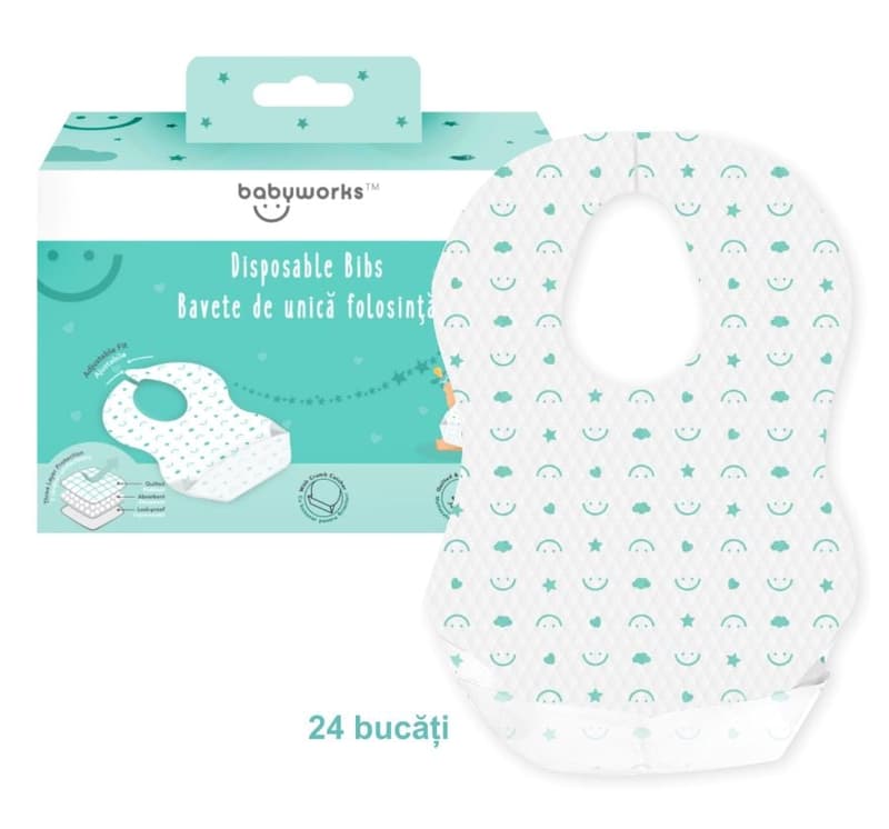 Baby Works Disposable bibs